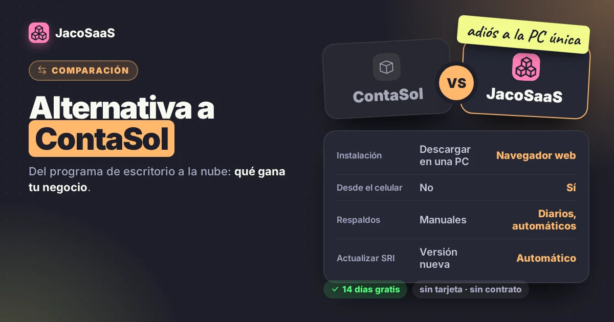 Alternativa a ContaSol para PyMEs