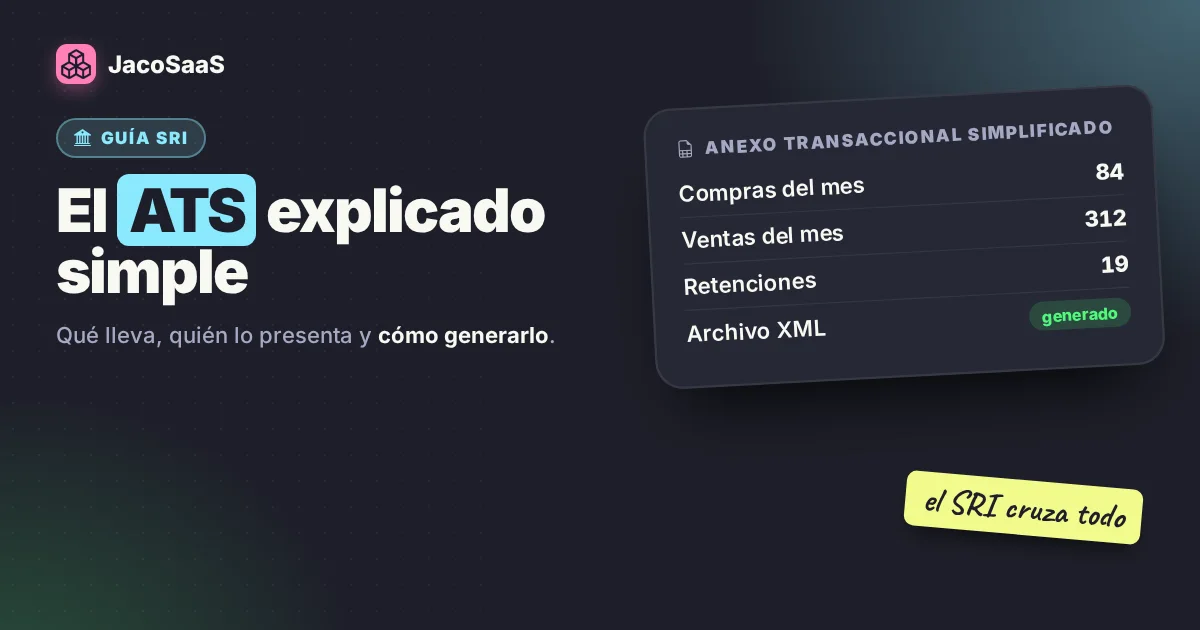 ATS: qué es, quién lo presenta y cómo generarlo