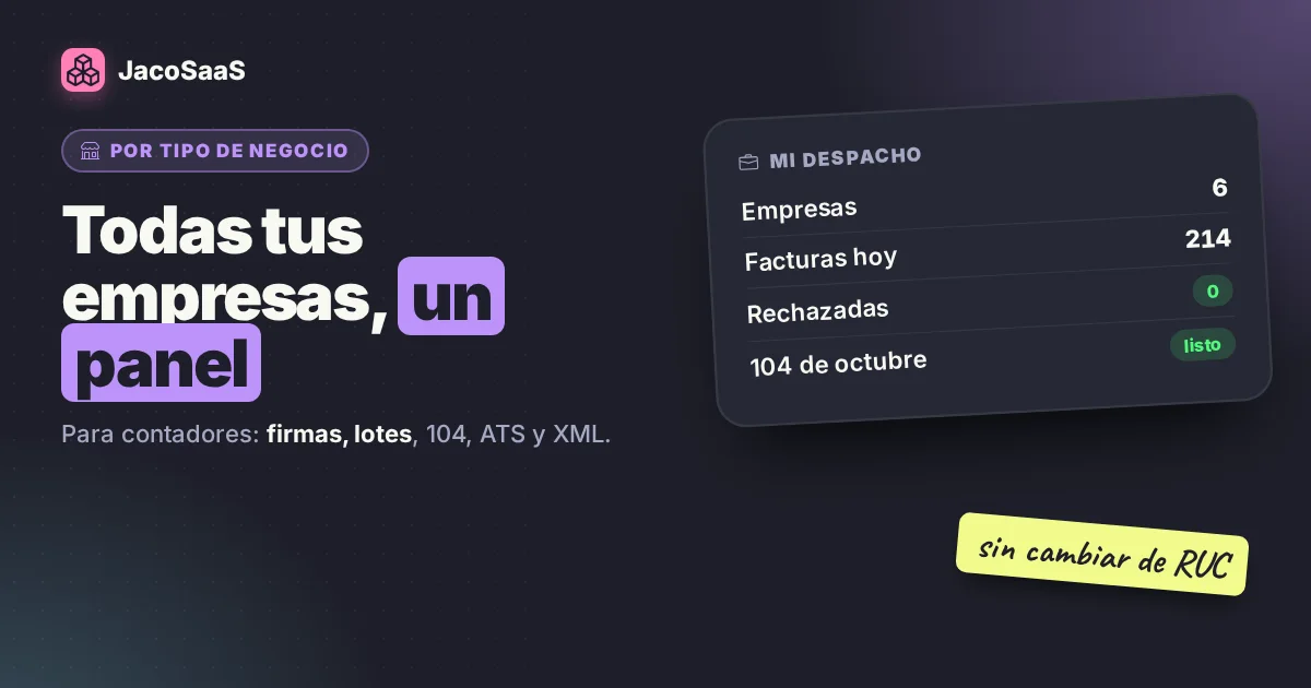 Contadores: la facturación de varios clientes en un solo panel