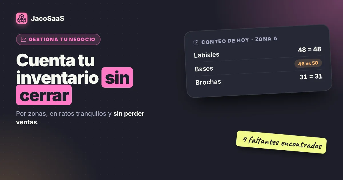 Cómo hacer un inventario físico sin cerrar la tienda