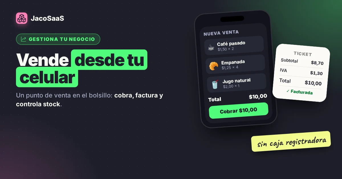 Vender desde el celular: cómo convertir tu teléfono en una caja registradora