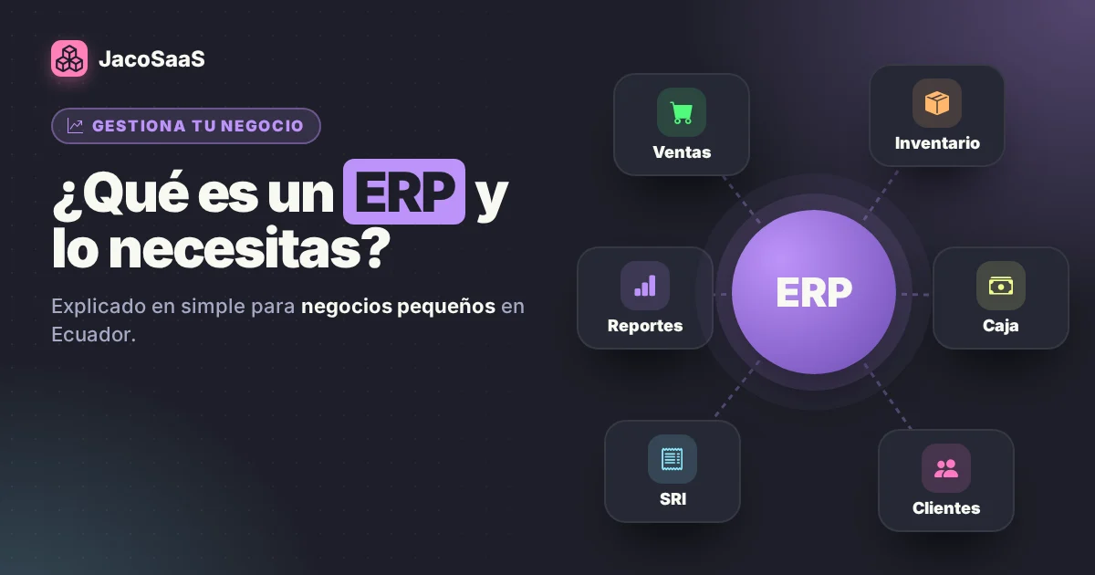 ¿Qué es un ERP y cuándo tu negocio lo necesita?