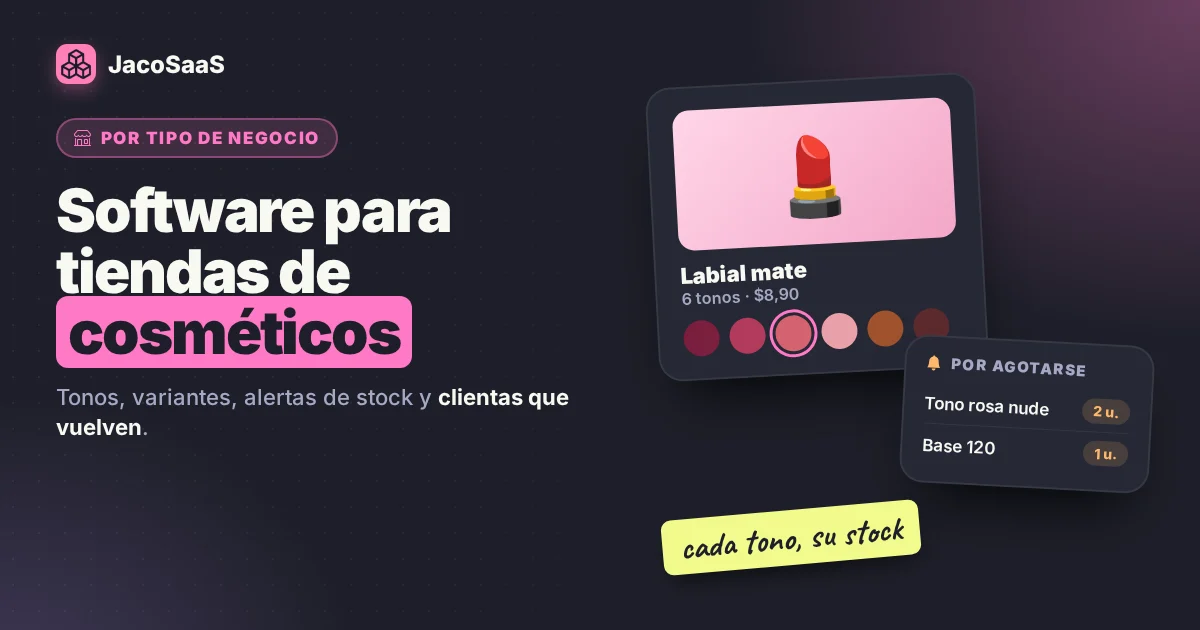 Software para tiendas de cosméticos en Ecuador