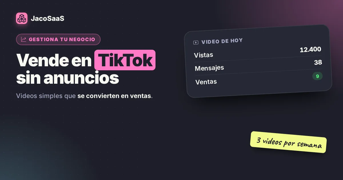 Cómo vender en TikTok siendo una tienda pequeña de Ecuador