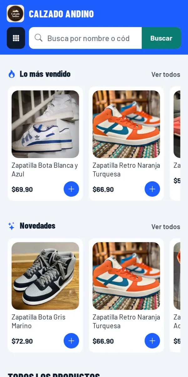 Diseño Mercado del catálogo online