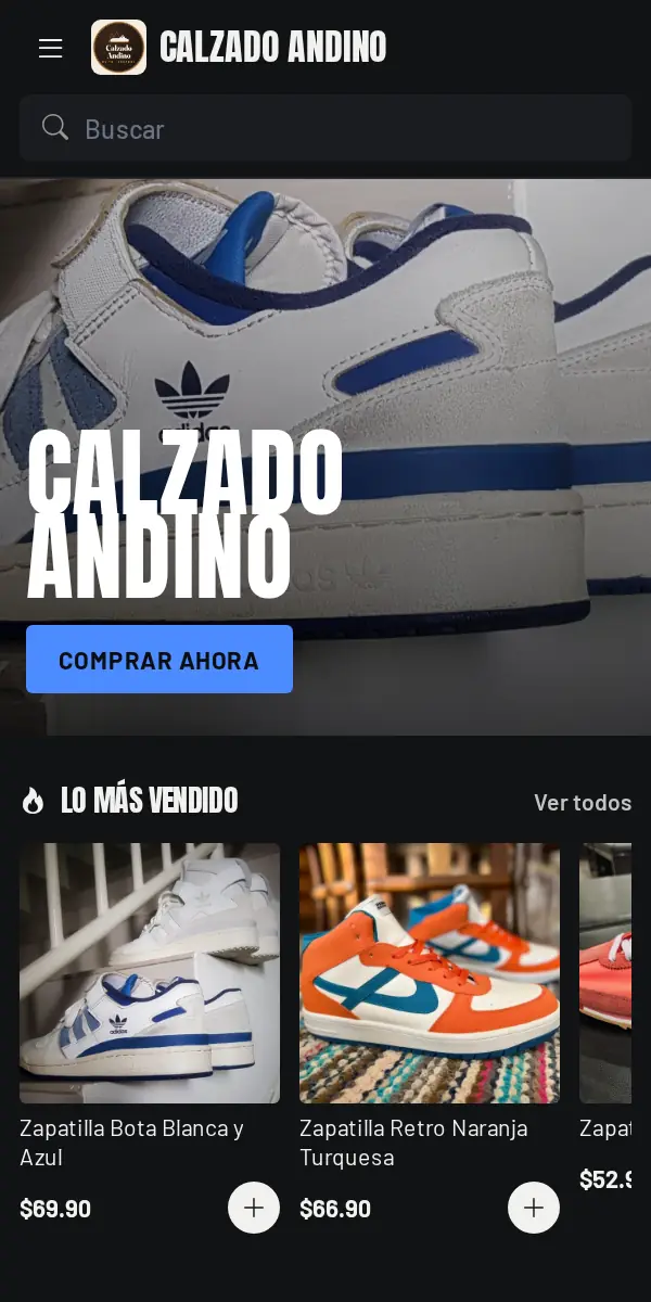 Tienda en línea con el diseño Deporte