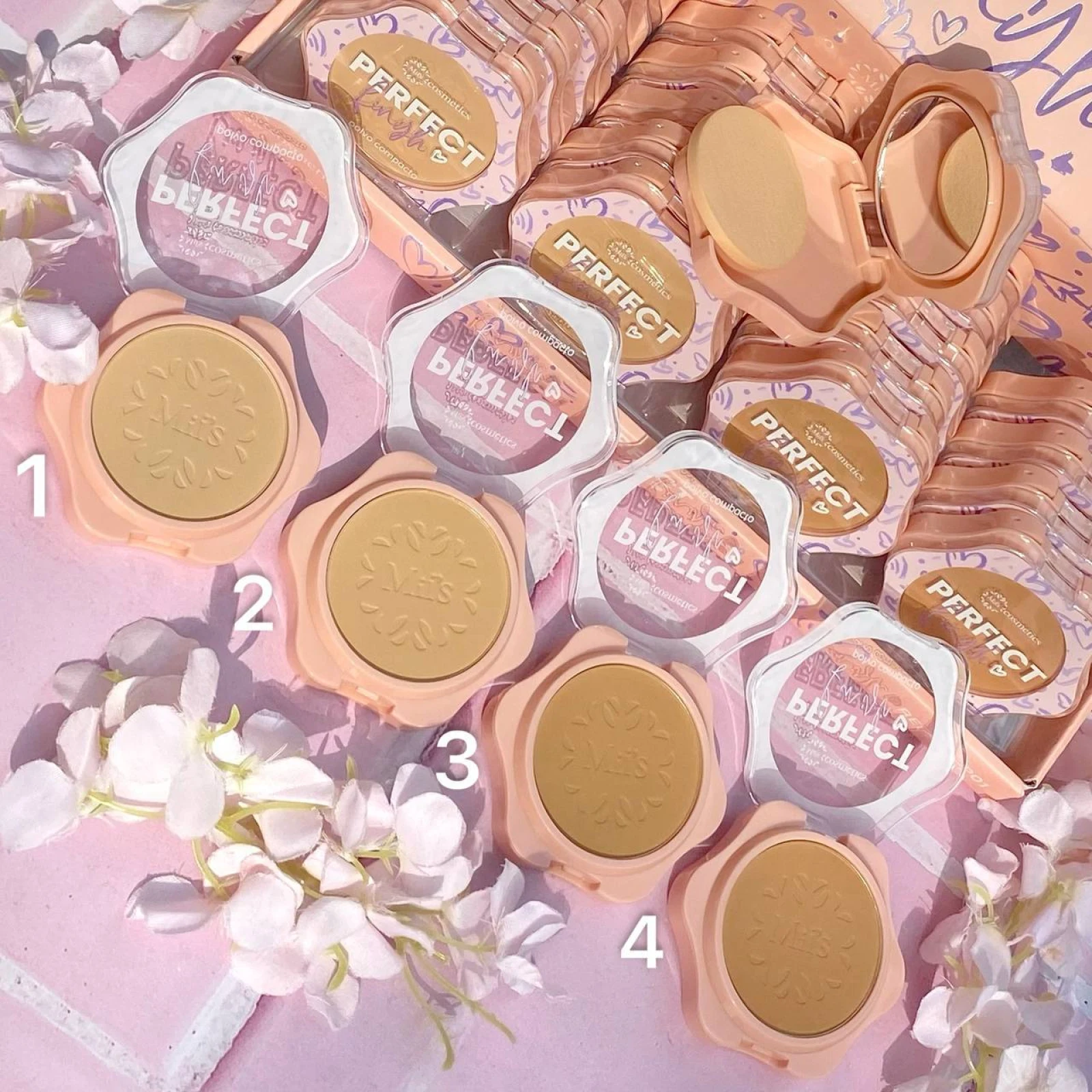 Polvo Compacto PFCP01 Miis Cosmetics