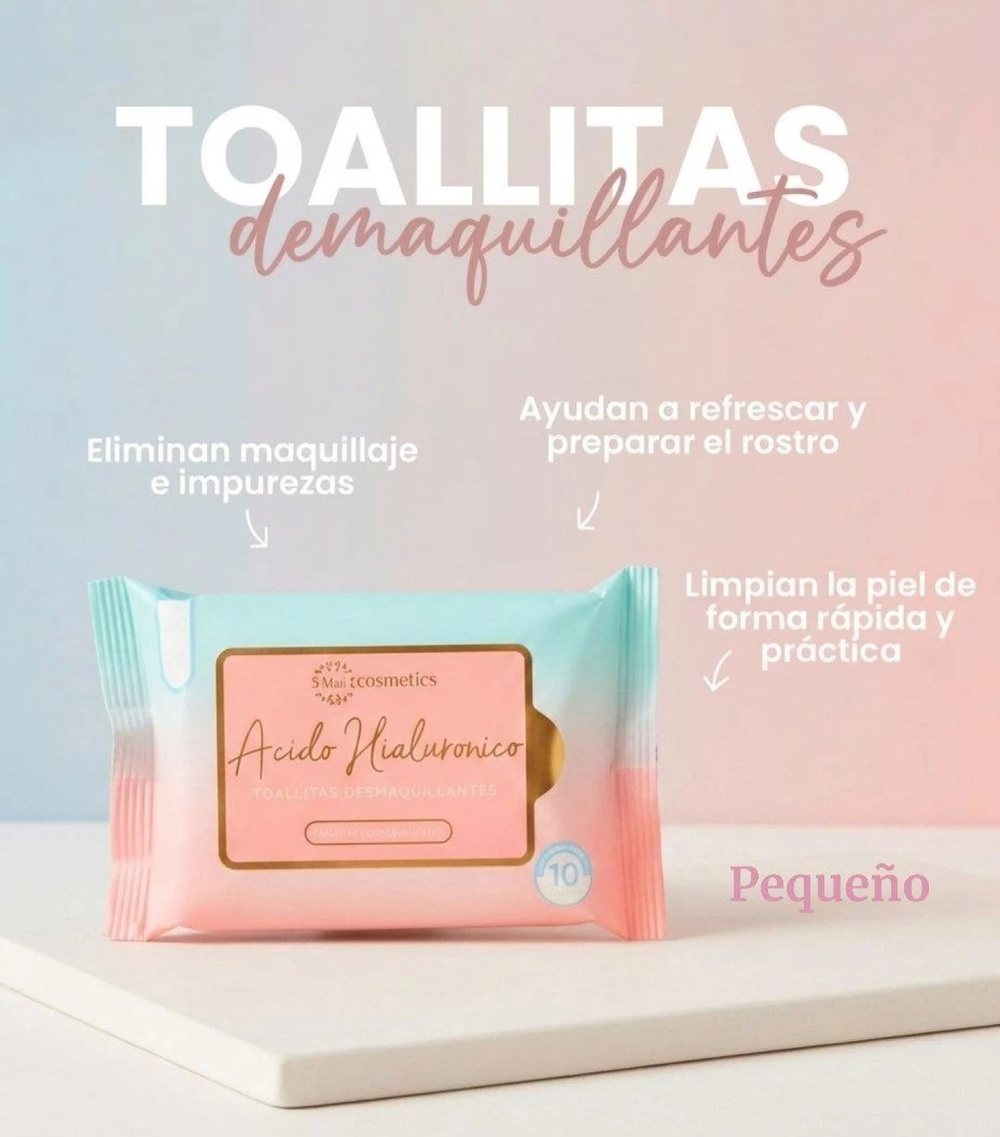 TOALLITA PEQUEÑA MIIS COSNETICS TD03