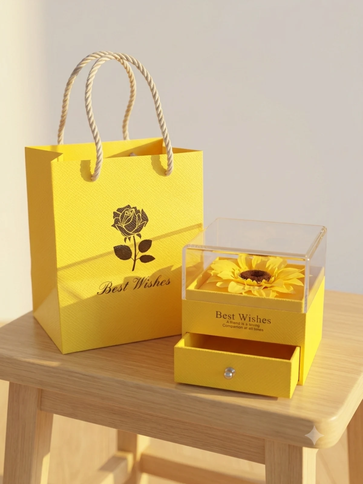 Joyero Girasol Rosas 500