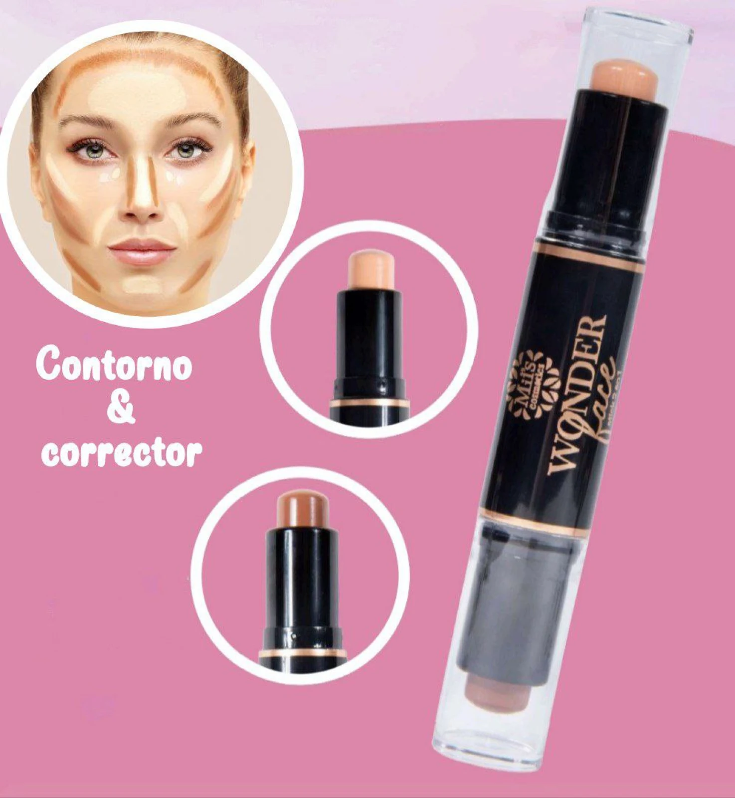 CONTORNO Y CORRECTOR  MIIS COSMETICS CON02