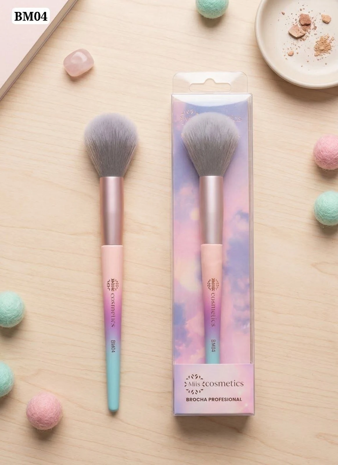 Brocha BM04 Miis Cosmetics