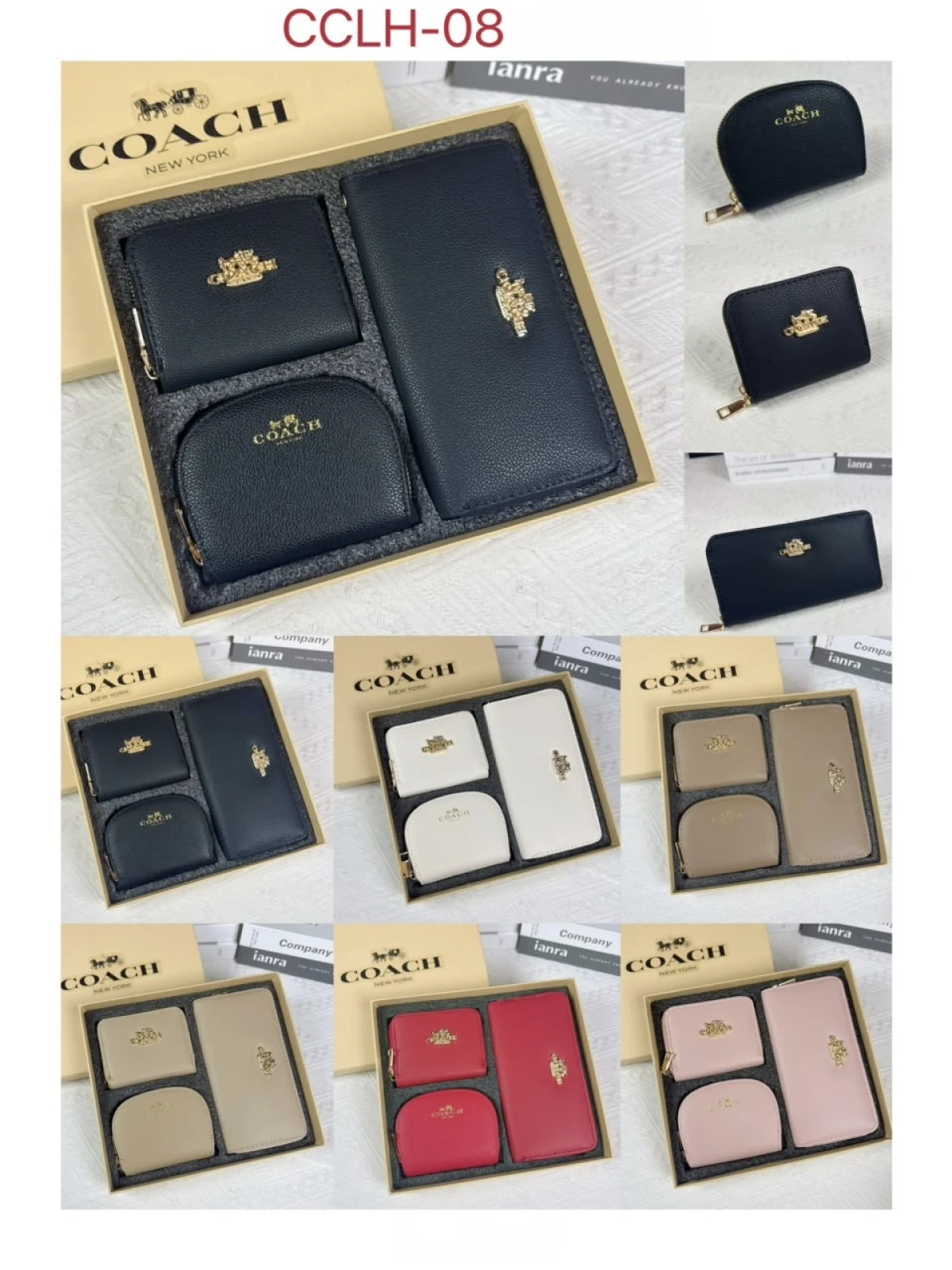 SET BILLETERA COACH CCLH-08