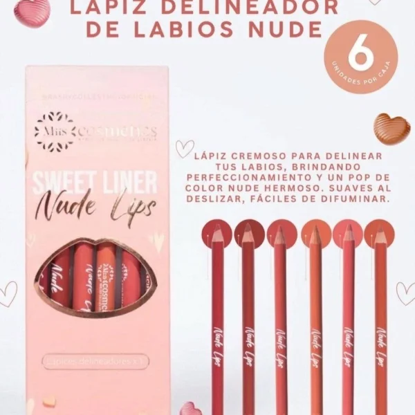 CAJA DELINEADOR LABIOS MIIS COSMETICS SLR03
